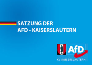 Satzung - AfD Kaiserslautern - Deckblatt